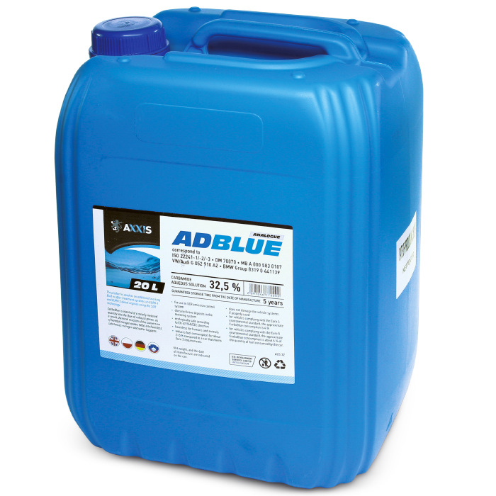 Рідина AdBlue для зниження викидів систем SCR (сечовина) <AXXIS> 20 л